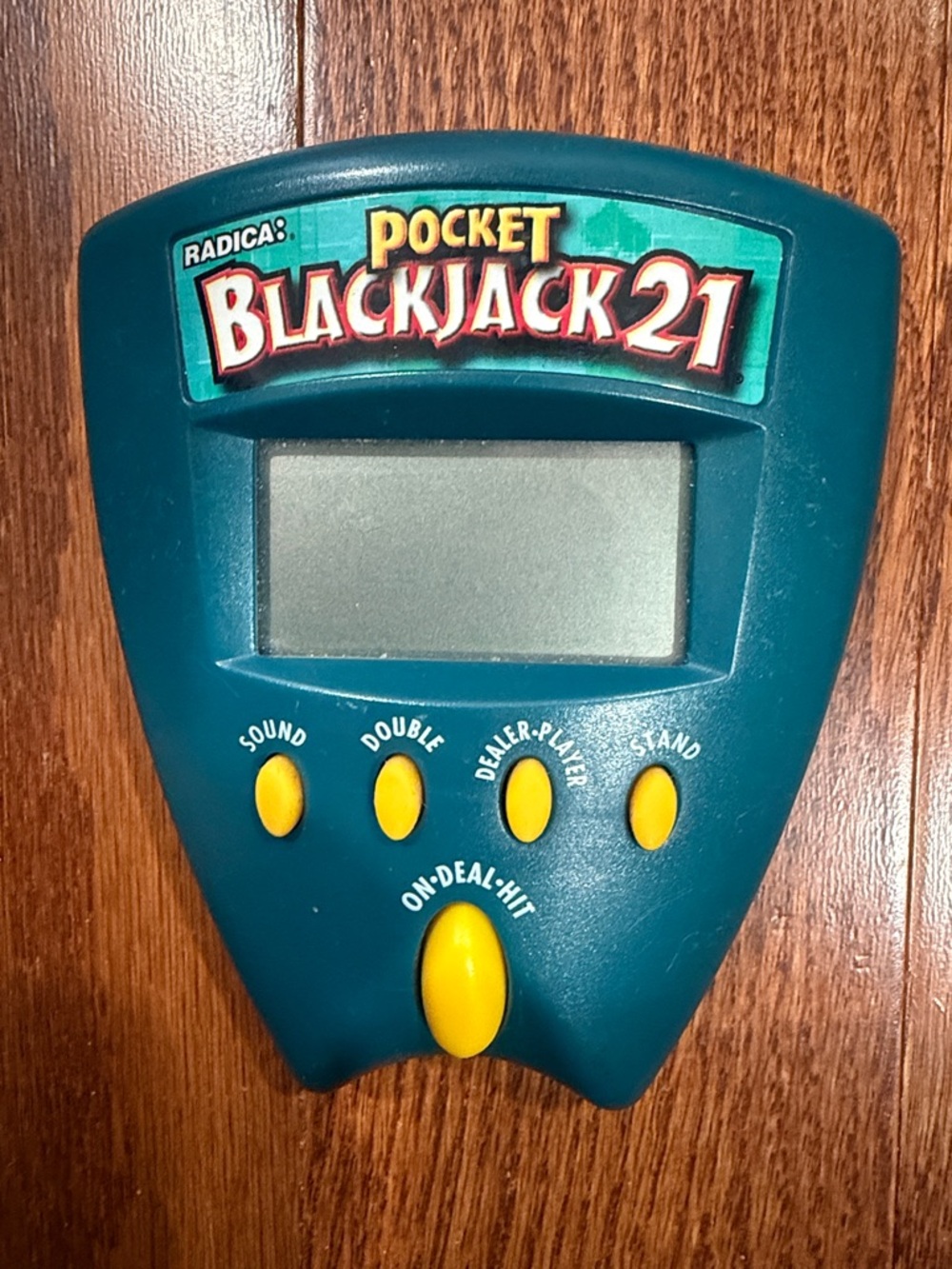 Vintage Radica Pocket Blackjack 21 Handheld Electronic Game Tested Working Game